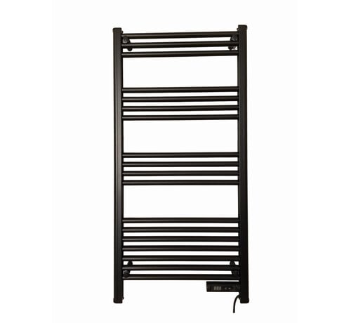 Tweedekans - Slimme elektrische handdoekradiator met digitale bediening black 425Watt - Default