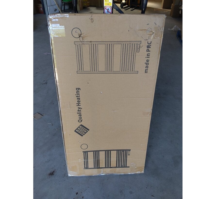 Tweedekans - Slimme elektrische handdoekradiator met digitale bediening white 425Watt - Default