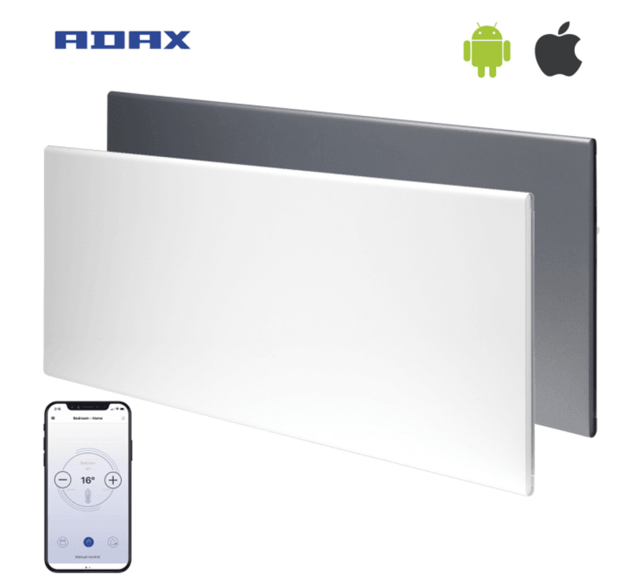 Tweedekans - Adax neo Wifi elektrische verwarming - 2000Watt 33cm x 143cm