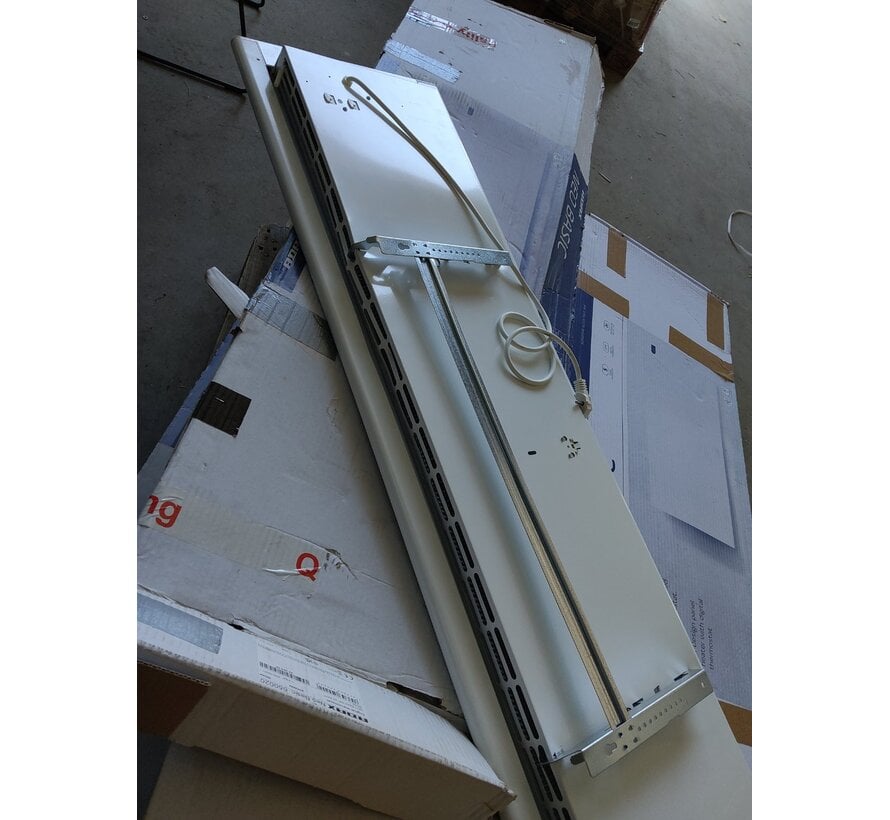 Tweedekans - Adax neo elektrische verwarming - 2000 Watt 37cm (h) x 140cm (b)-Wit