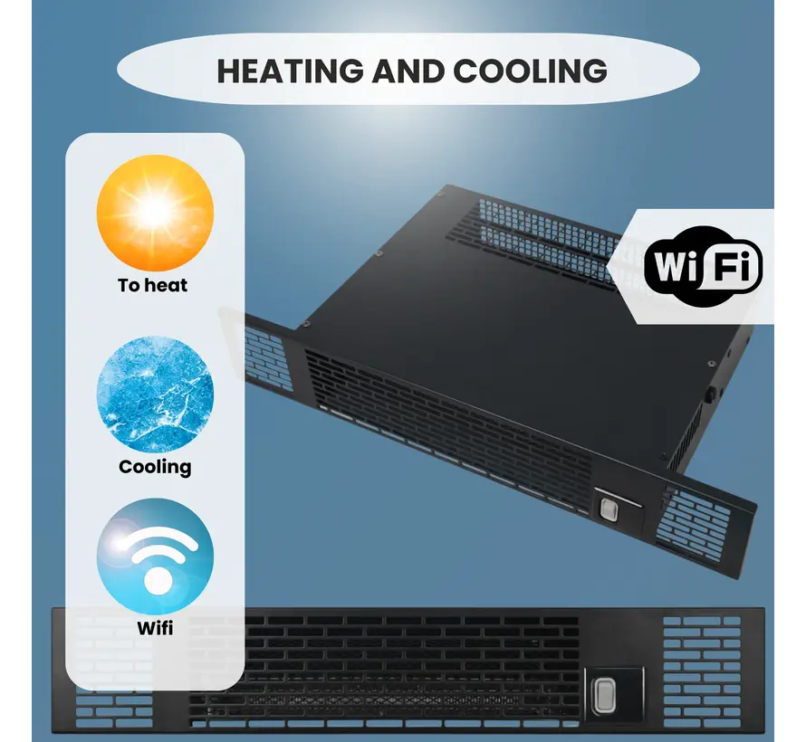 Elektrische plintverwarming eco spacer smart