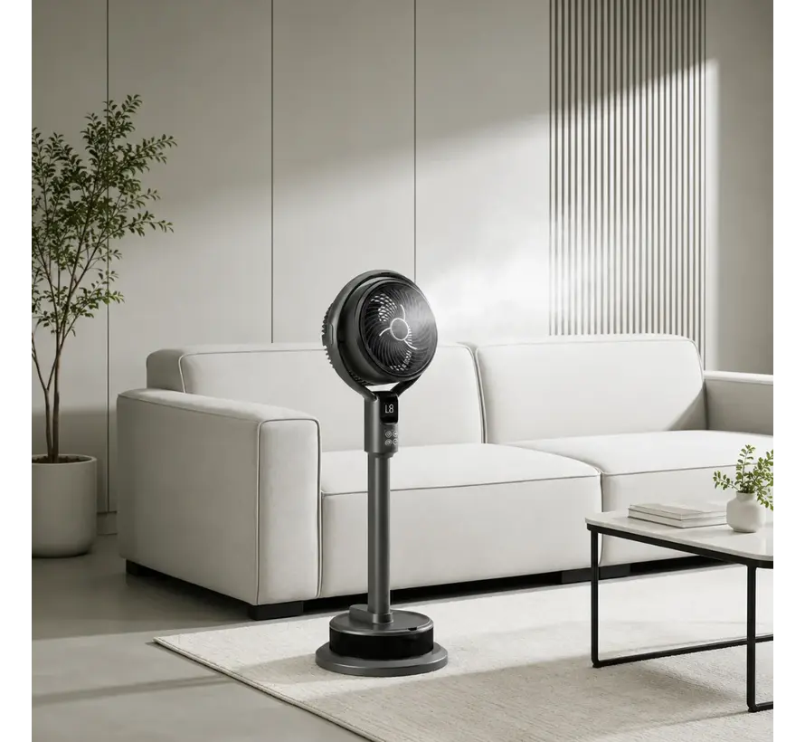 Tweedekans - Mistventilator met afstandsbediening, timer en luchtbevochtiger - Mist ventilator 50W