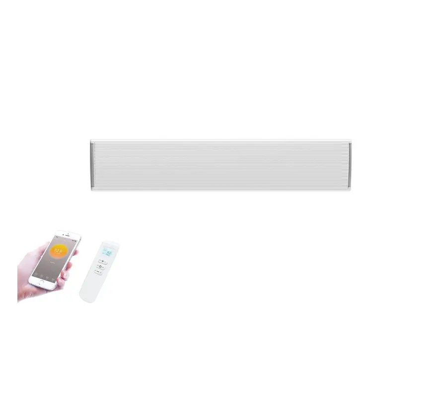 Tweedekans - Infrarood terrasverwarmer Whitewarm Wifi 1800 - 2400Watt - 1800Watt