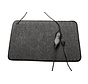 Tweedekans - Warmte mat vermogen instelbaar met controller en timer functie - V14 - Antraciet 40 x 60 cm met controller