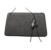 Tweedekans - Warmte mat vermogen instelbaar met controller en timer functie - V14 - Antraciet 40 x 60 cm met controller
