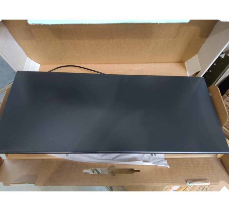 Tweedekans - Adax neo Wifi zwart elektrische verwarming - 800Watt 33cm x 75cm