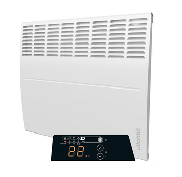 Tweedekans - Ecoflex Atlantic elektrische kachel met instelbare thermostaat - 1000 Watt - 46cm (b) x 46cm (h)
