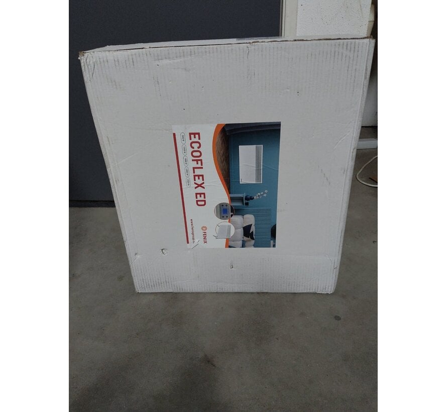 Tweedekans - Ecoflex Atlantic elektrische kachel met instelbare thermostaat - 1000 Watt - 46cm (b) x 46cm (h)