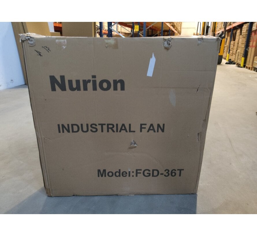 Tweedekans - Industriële verrijdbare ventilator 360W – 90 cm - Industriële ventilator 360W