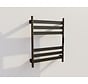 Tweedekans - Elektrische handdoek radiator zwart met thermostaat A-CS06G-B - Zwart