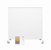 QH-SP Serie verplaatsbaar infraroodpaneel 350, 450 of 700Watt inclusief wielen