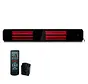 Infrarood terrasverwarmer Calore  black heater instelbaar met 1600 - 3200Watt
