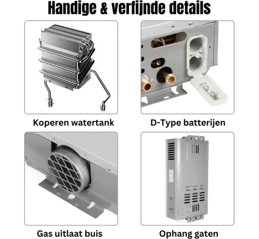 Propaan geiser - LPG geiser
