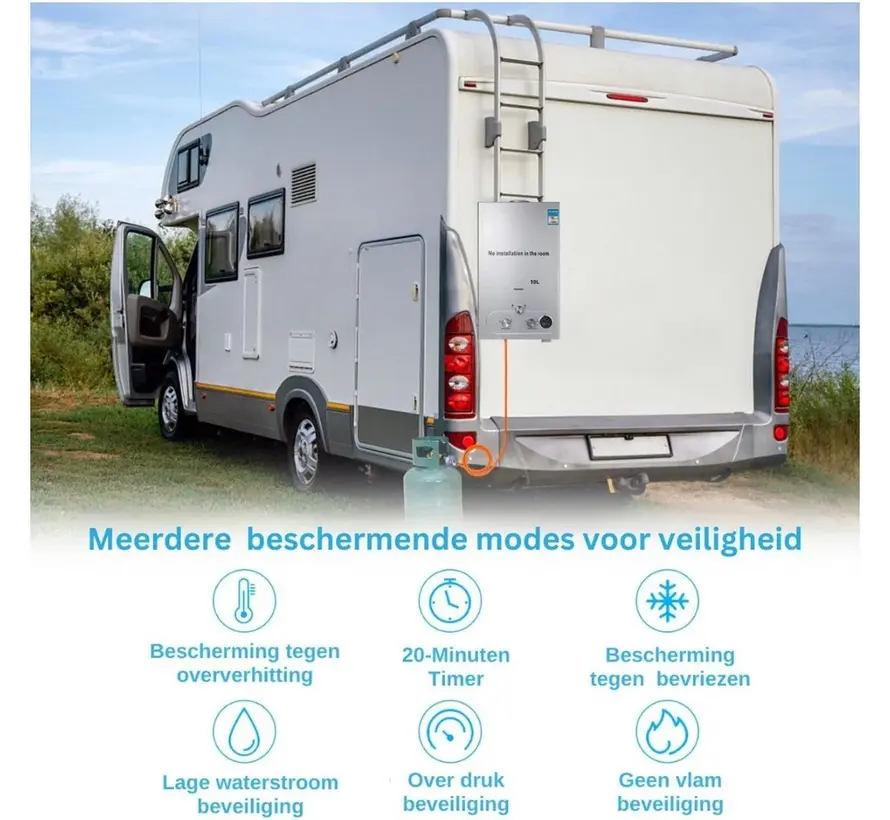 Propaan geiser - LPG geiser