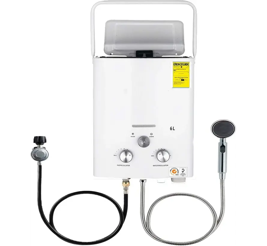 Propaan geiser - LPG geiser 6 Liter / minuut Boiler