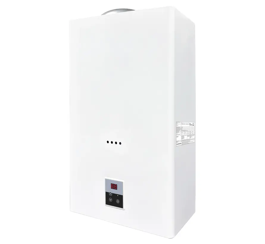 EcoTherm Electronische geiser Digitaal 14L Low Nox Propaan open kamer