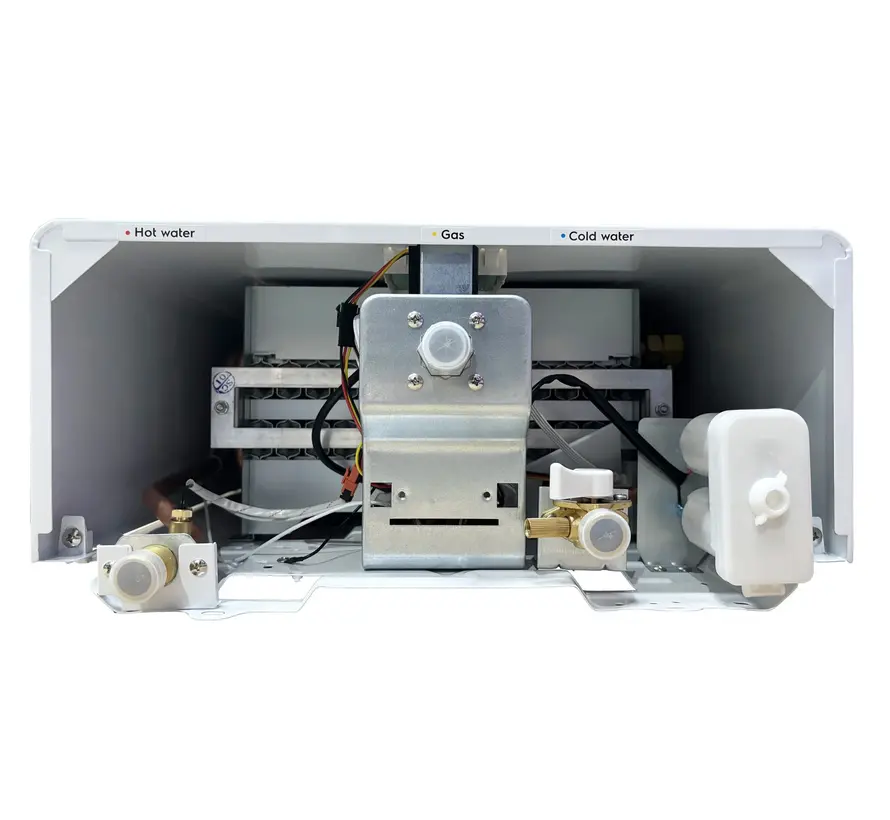 EcoTherm Electronische geiser Digitaal 14L Low Nox Propaan open kamer