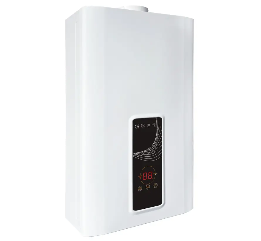 EcoTherm Electronische geiser 230V Digitaal 13L Low Nox Propaan gesloten kamer