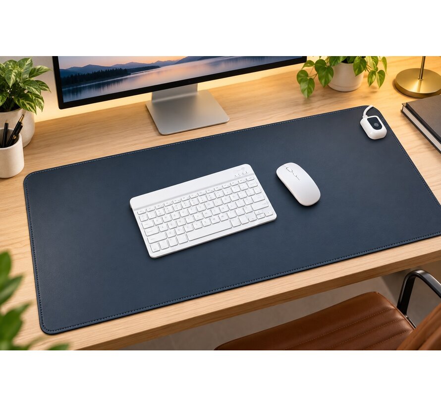 QH-BV Serie infrarood bureau-onderlegger zwart 40 x 80 cm vermogen instelbaar
