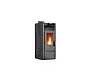 Pelletkachel - 9.6 kW 80 -90 m² - 5 niveaus - timer - KM1009A - Black