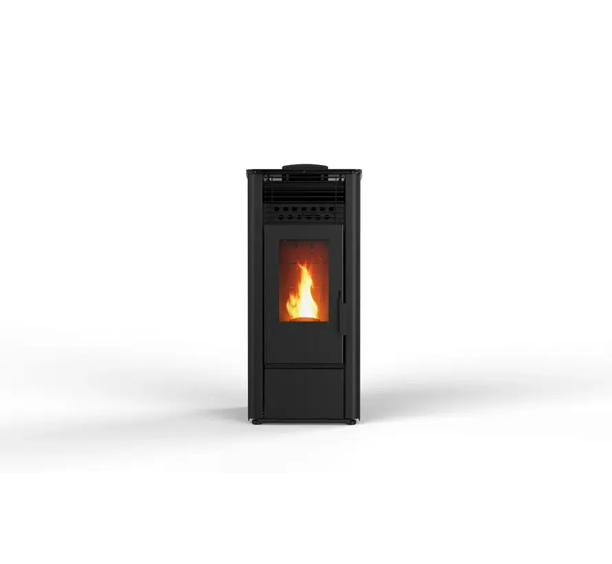 Pelletkachel - 9.6 kW 80 -90 m² - 5 niveaus - timer - KM1009A - Black
