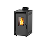Pelletkachel - 6.9 kW 60 m² - 5 niveaus - timer - KT0702A - Black