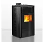 Pelletkachel - 13.1kW - voor 80-100 m2 - 5 niveaus - timer - CR04 Black