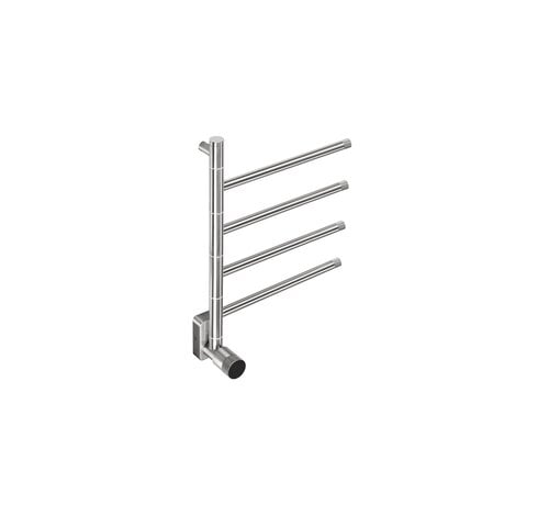 Tweedekans - Elektrische handdoek radiator chrome met thermostaat - Chrome