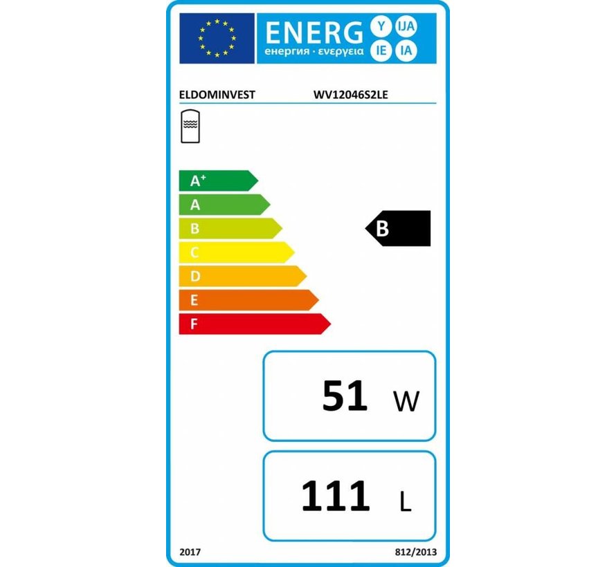 ELDOM Green Line 120 Liter boiler boiler met 1 warmtewisselaar