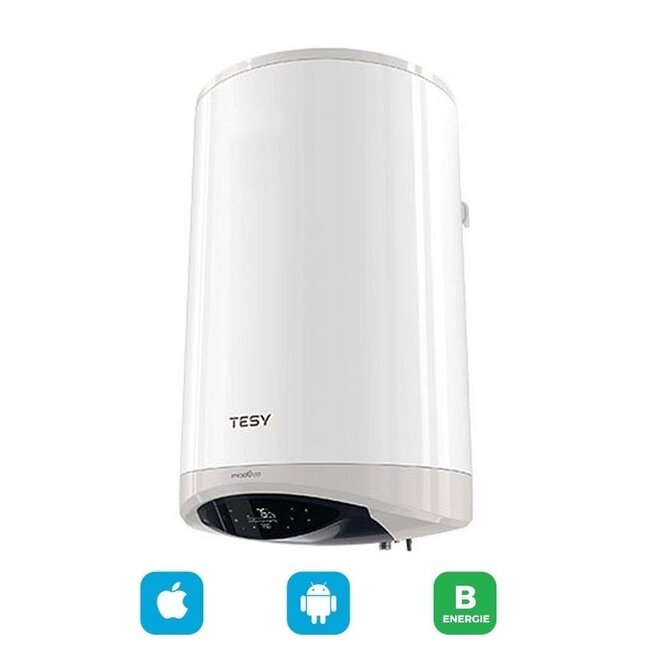 Tesy Officiëel Tesy importeur - LaagstePrijs garantie Tesy smart Boiler 150 Liter 2,4kw Modeco IOS en Android bedienbaar