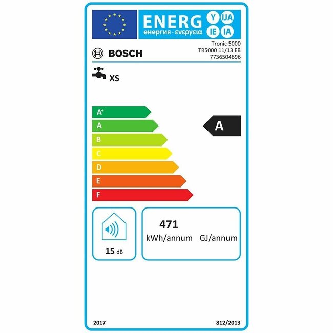 Bosch tronic Bosch Tronic 5001 EB E-doorstroomverwarmer