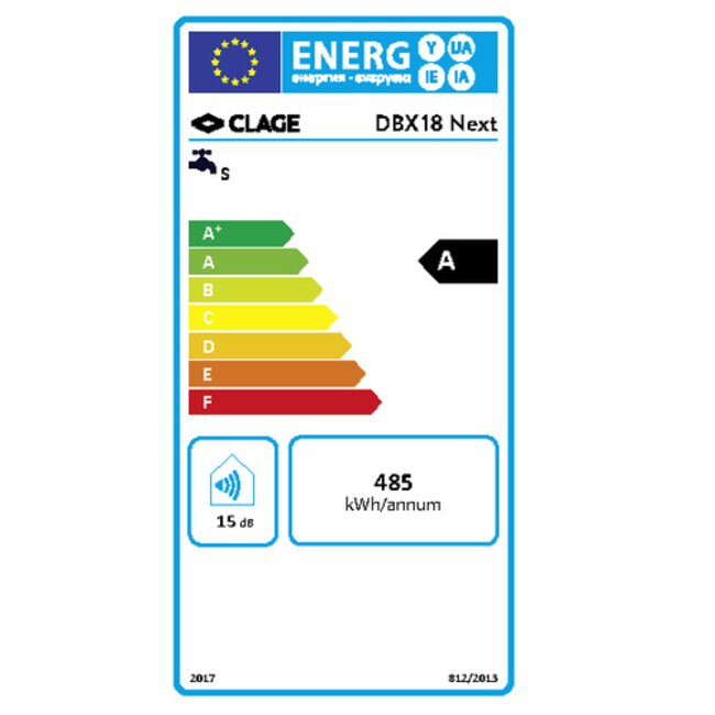 Clage Doorstroomboiler DBX 18 Next, elektronisch 18 kW
