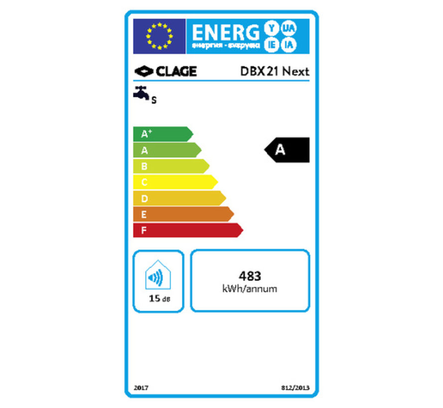 Elektronische doorstroomboiler DBX 21 kW
