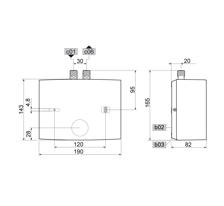 Stiebel Eltron Mini doorstroomboiler DEM4