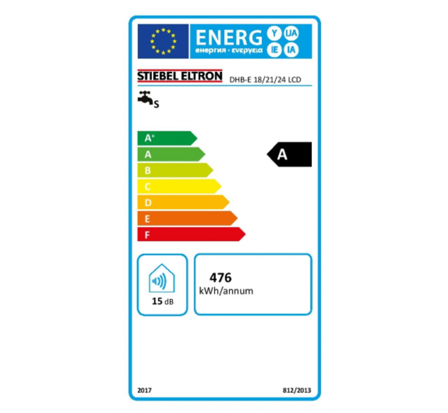 Stiebel Eltron doorstroomboiler DHB-E 18/21/24 LCD