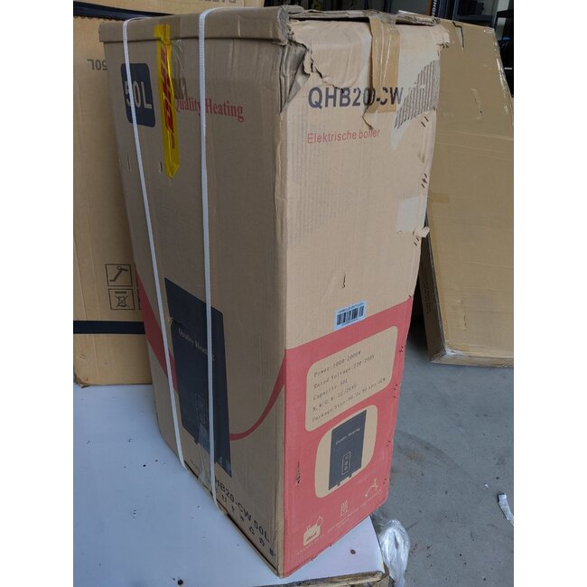Tweedekans - 50 Liter QH dual elektrische boiler met digitale bediening - Default