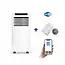 Mobiele airco Wifi ontvochtigen en ventileren met raamafdichting en luchtreiniger 9000btu