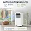 Mobiele airco Wifi ontvochtigen en ventileren met raamafdichting en luchtreiniger 9000btu