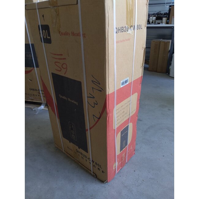 Tweedekans - 80 Liter QH dual tank elektrische boiler met digitale bediening - Default