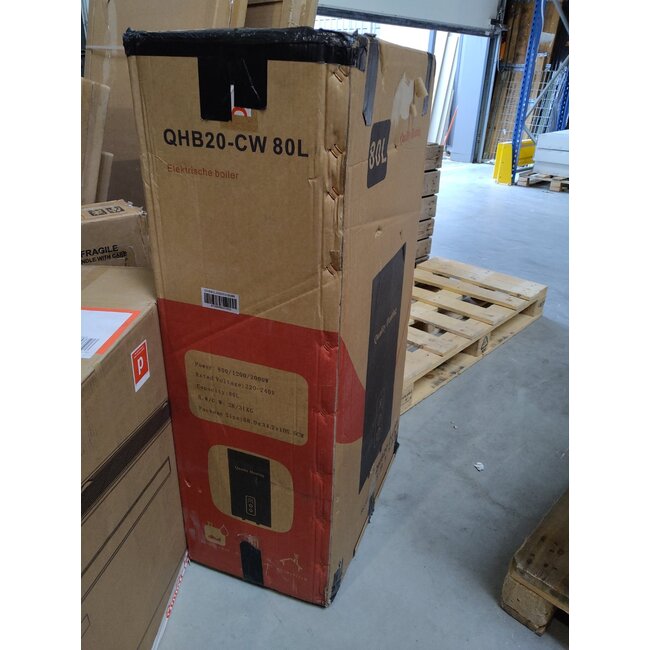 Tweedekans - 80 Liter QH dual tank elektrische boiler met digitale bediening - Default