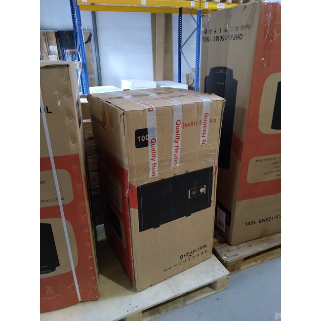 Tweedekans - 100 Liter QH dual vloermontage elektrische boiler met digitale bediening - 100Liter