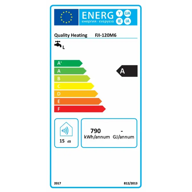 Quality Heating 120 Liter QH dual elektrische boiler met digitale bediening