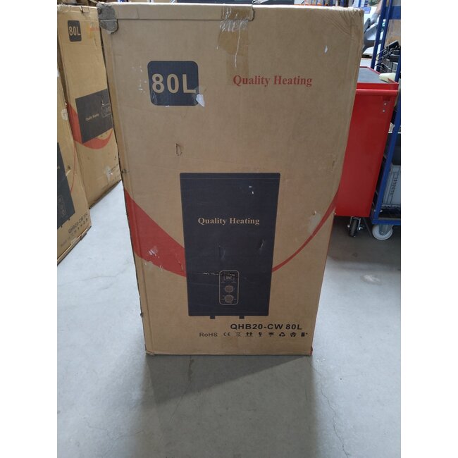 Tweedekans - 80 Liter QH dual tank elektrische boiler met digitale bediening - Default