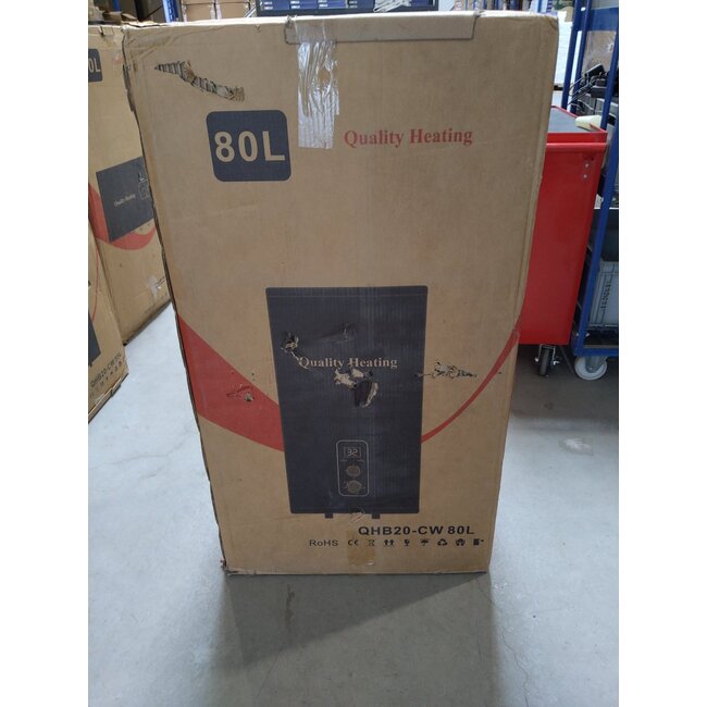 Tweedekans - 80 Liter QH dual tank elektrische boiler met digitale bediening - Default