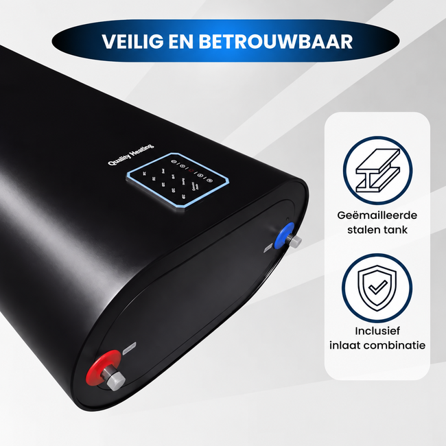 Quality Heating 30 Liter Performance QH Wifi dual elektrische boiler met digitale bediening