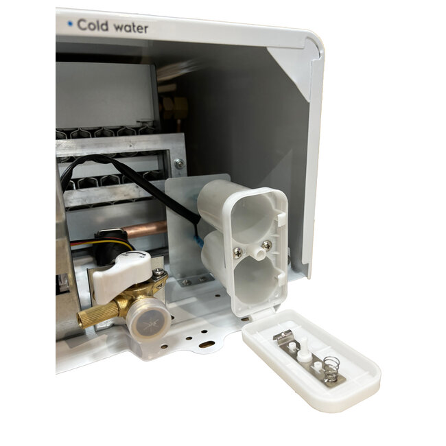 Quality Heating EcoTherm Electronische geiser Digitaal 14L Low Nox Propaan open kamer