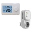 Quality Heating QH Basic draadloze eenvoudige thermostaat niet programmeerbaar met plug-in ontvanger