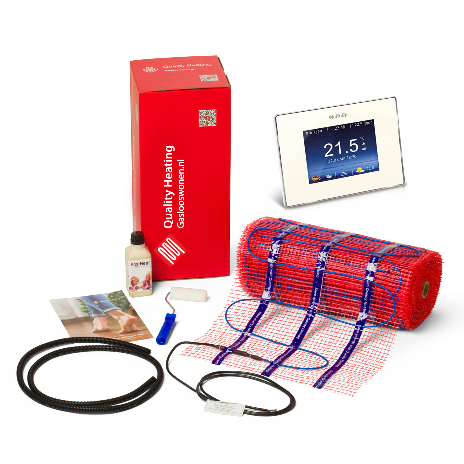 Vloerverwarmingmat 200 watt sets