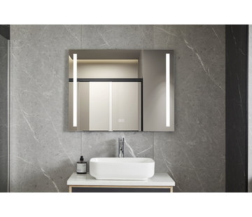 Bella Mirror Spiegel 60 x 120 cm frameloos, inbouw led verlichting en anti condens