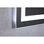 Spiegel 70 x 120 cm frameloos, inbouw led verlichting en anti condens